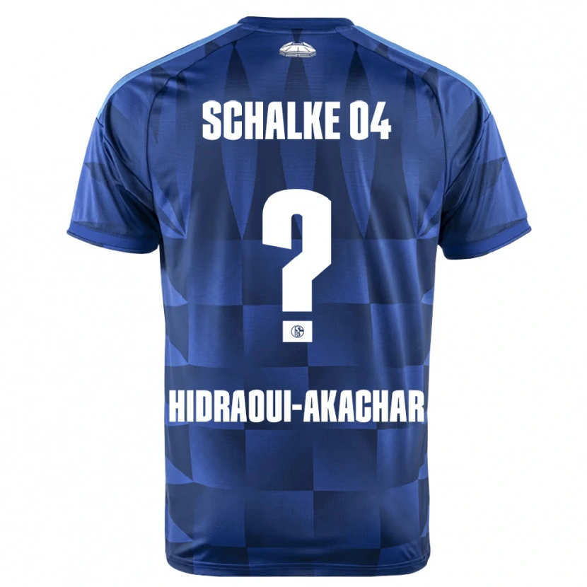 Danxen Enfant Maillot Yassin Hidraoui-Akachar #0 Bleu Foncé Jaune Blanc Tenues Domicile 2026/27 T-Shirt