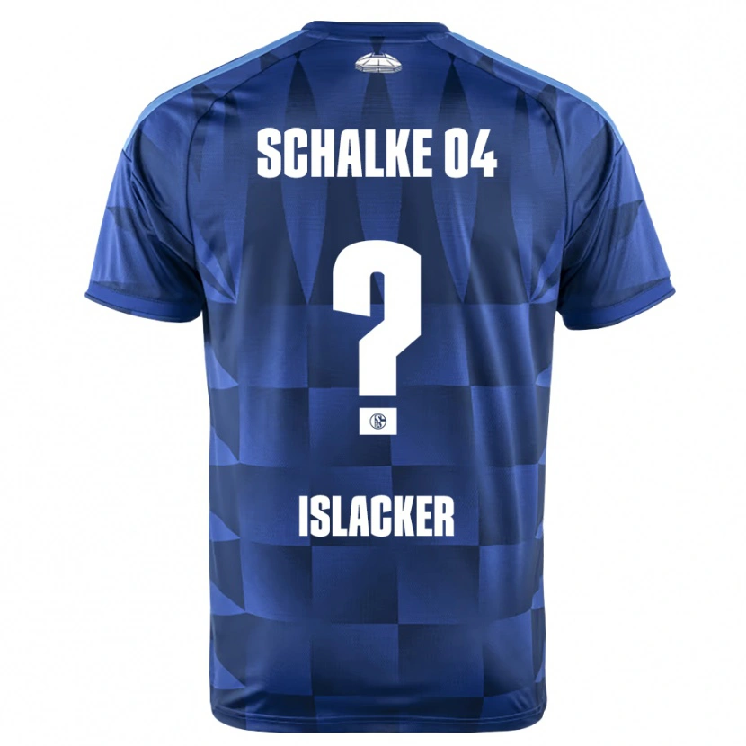 Danxen Enfant Maillot Mandy Islacker #0 Bleu Foncé Jaune Blanc Tenues Domicile 2026/27 T-Shirt