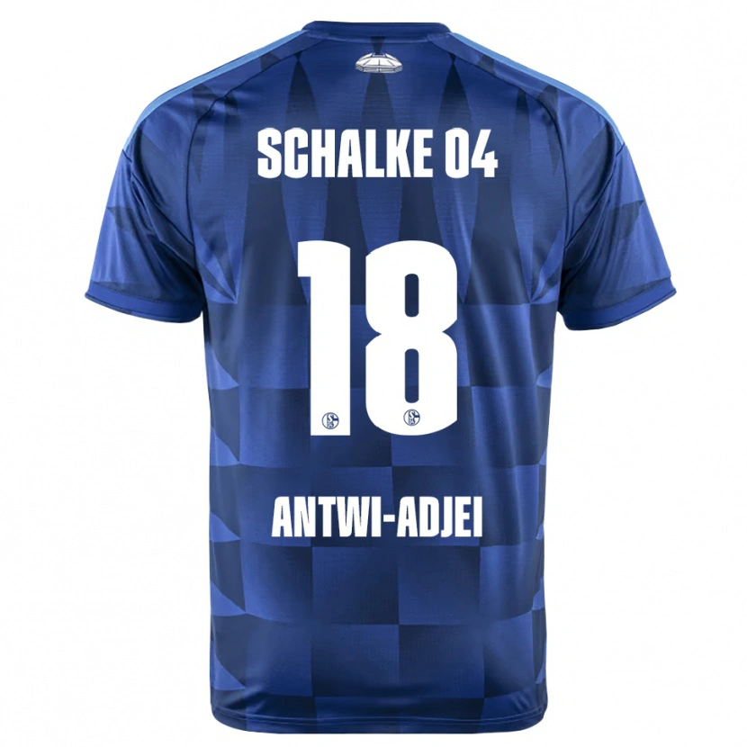 Danxen Enfant Maillot Christopher Antwi-Adjei #18 Bleu Foncé Jaune Blanc Tenues Domicile 2026/27 T-Shirt