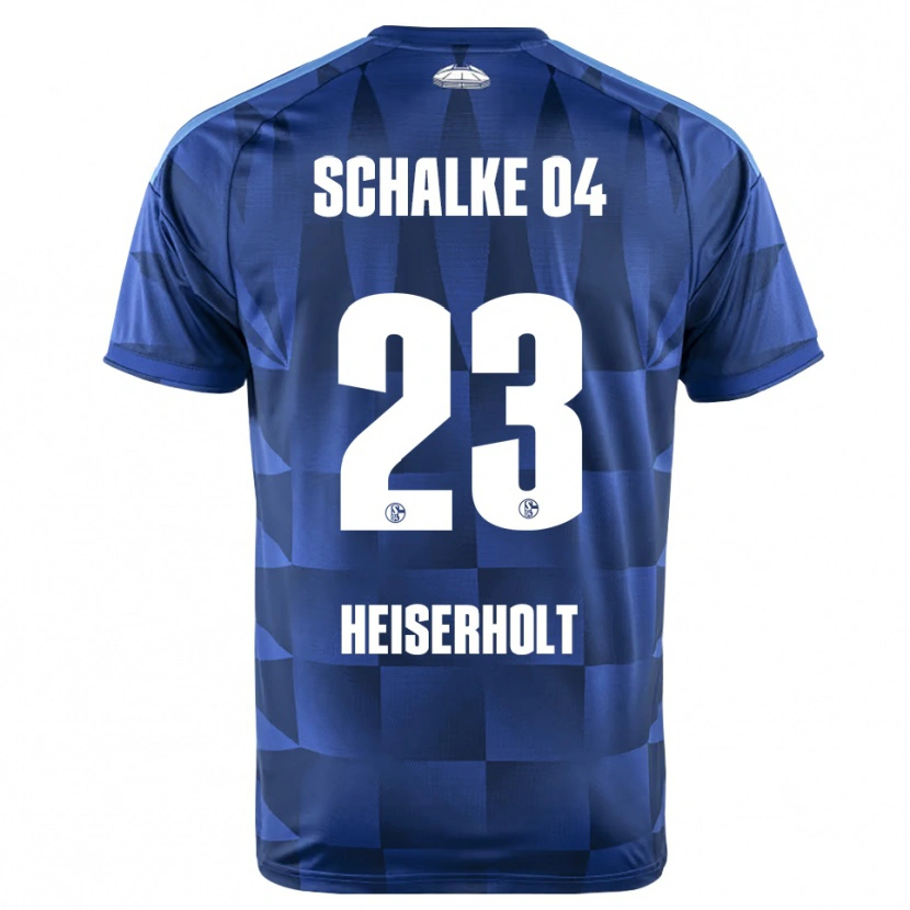 Danxen Enfant Maillot Finn Heiserholt #23 Bleu Foncé Jaune Blanc Tenues Domicile 2026/27 T-Shirt