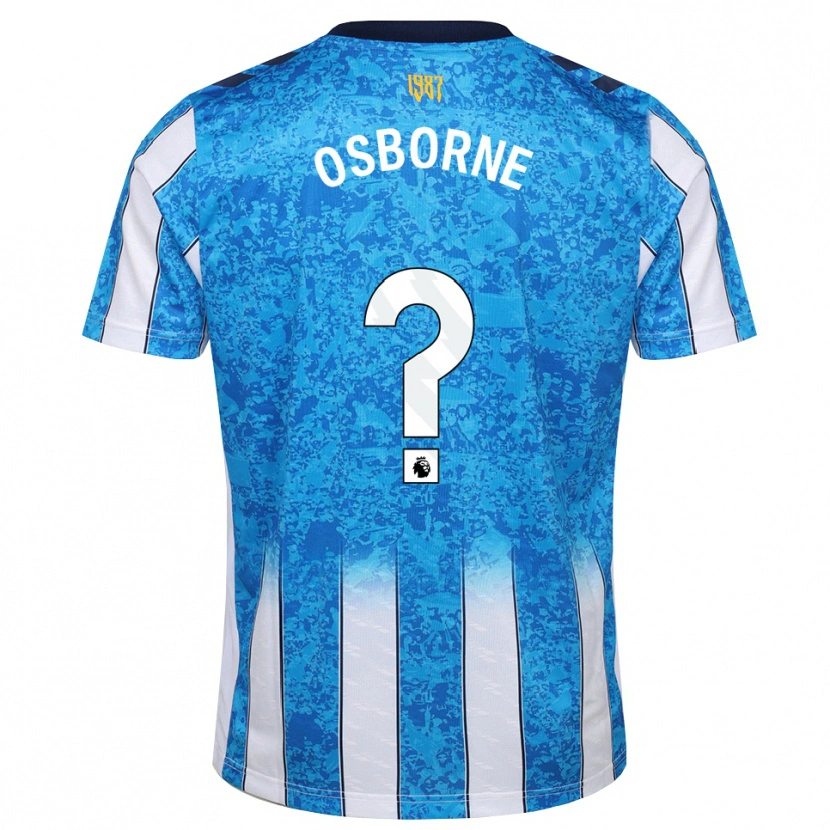 Danxen Enfant Maillot Lucas Osborne #0 Blanc Bleu Orange Tenues Domicile 2026/27 T-Shirt