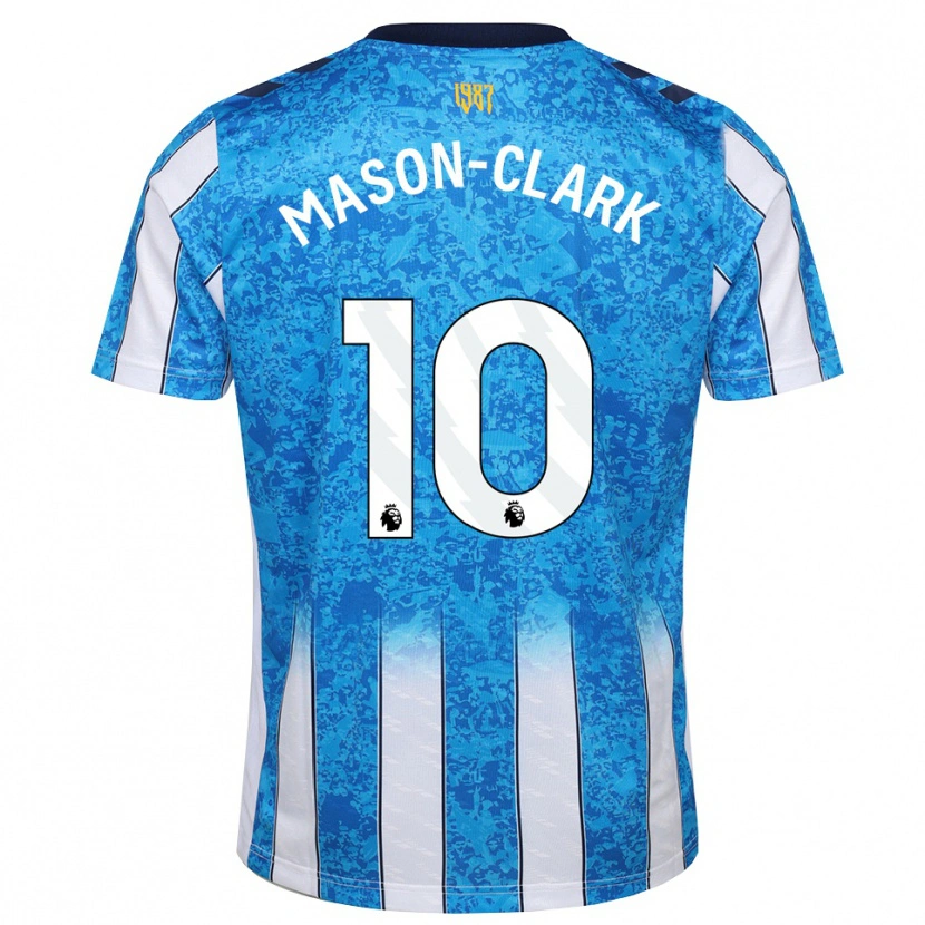 Danxen Enfant Maillot Ephron Mason-Clark #10 Blanc Bleu Orange Tenues Domicile 2026/27 T-Shirt