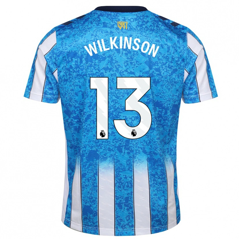 Danxen Enfant Maillot Mitchell Wilkinson #13 Blanc Bleu Orange Tenues Domicile 2026/27 T-Shirt