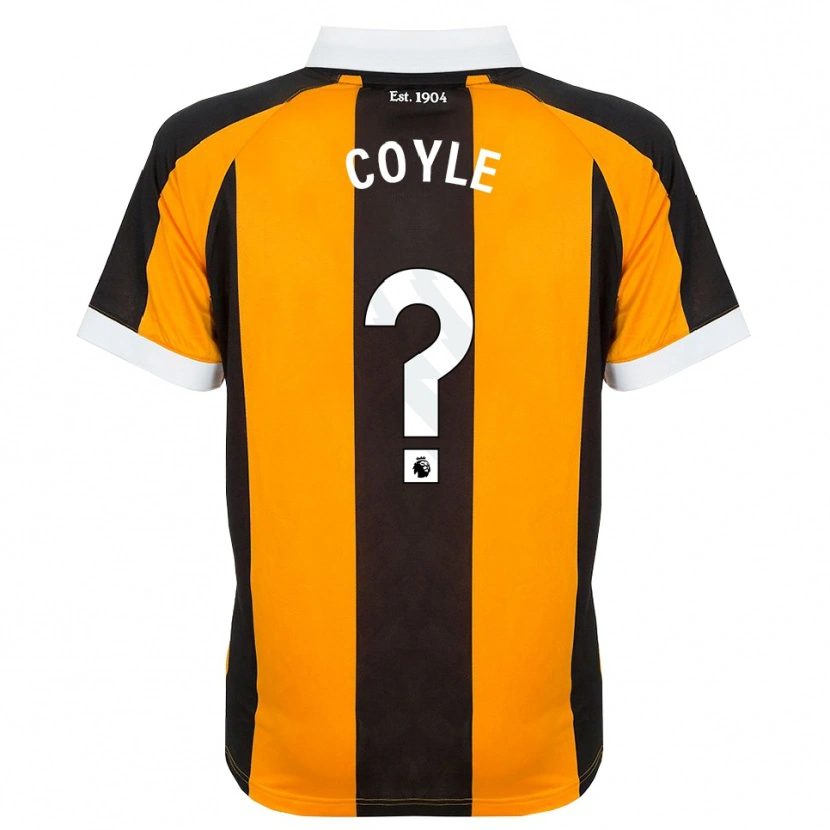 Danxen Enfant Maillot Rocco Coyle #0 Orange Noir Blanc Tenues Domicile 2026/27 T-Shirt