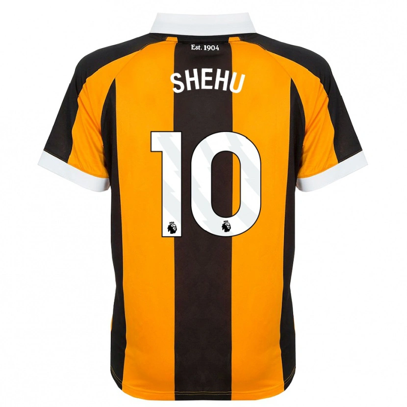 Danxen Enfant Maillot Aidon Shehu #10 Orange Noir Blanc Tenues Domicile 2026/27 T-Shirt