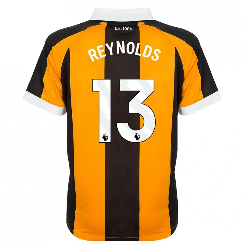 Danxen Enfant Maillot Kerr Reynolds #13 Orange Noir Blanc Tenues Domicile 2026/27 T-Shirt
