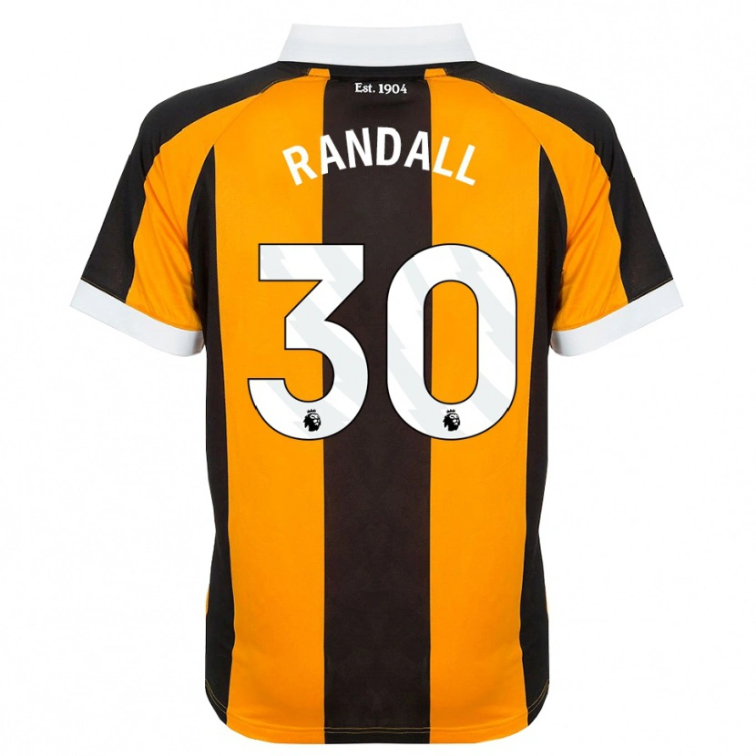 Danxen Enfant Maillot Jennifer Randall #30 Orange Noir Blanc Tenues Domicile 2026/27 T-Shirt