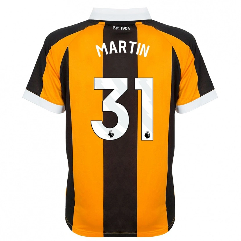 Danxen Enfant Maillot Faith Martin #31 Orange Noir Blanc Tenues Domicile 2026/27 T-Shirt