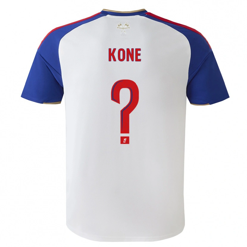 Danxen Enfant Maillot Youssouf Kone #0 Bleu Royal Rouge Blanc Tenues Domicile 2026/27 T-Shirt
