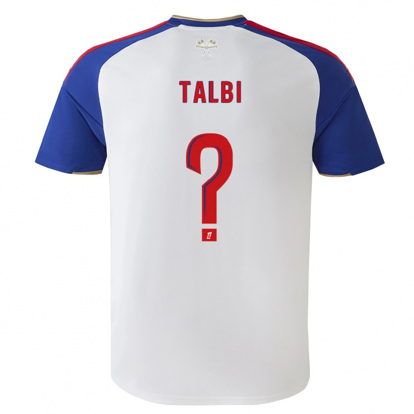 Danxen Enfant Maillot Ryad Talbi #0 Bleu Royal Rouge Blanc Tenues Domicile 2026/27 T-Shirt