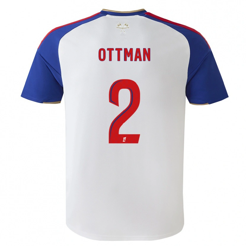 Danxen Enfant Maillot Ottman Katırağ #2 Bleu Royal Rouge Blanc Tenues Domicile 2026/27 T-Shirt