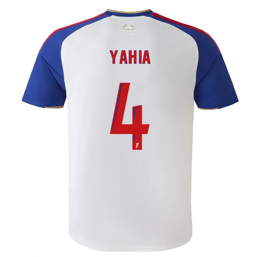 Danxen Enfant Maillot Kelyan Yahia #4 Bleu Royal Rouge Blanc Tenues Domicile 2026/27 T-Shirt
