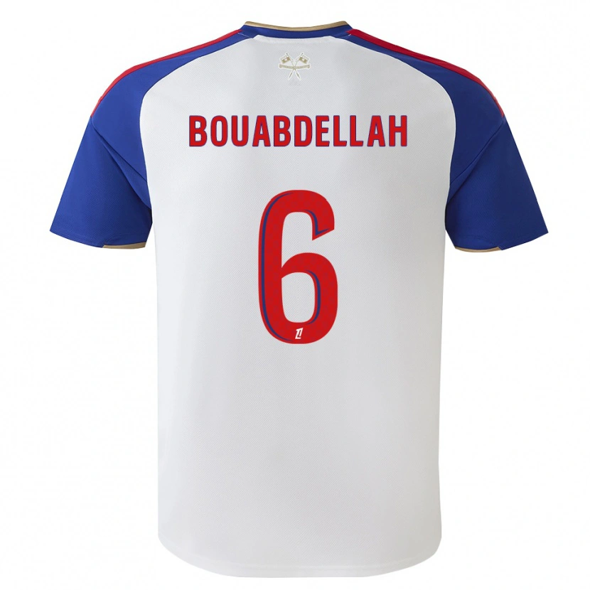 Danxen Enfant Maillot Jalis Bouabdellah #6 Bleu Royal Rouge Blanc Tenues Domicile 2026/27 T-Shirt