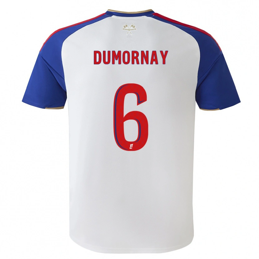 Danxen Enfant Maillot Melchie Dumornay #6 Bleu Royal Rouge Blanc Tenues Domicile 2026/27 T-Shirt