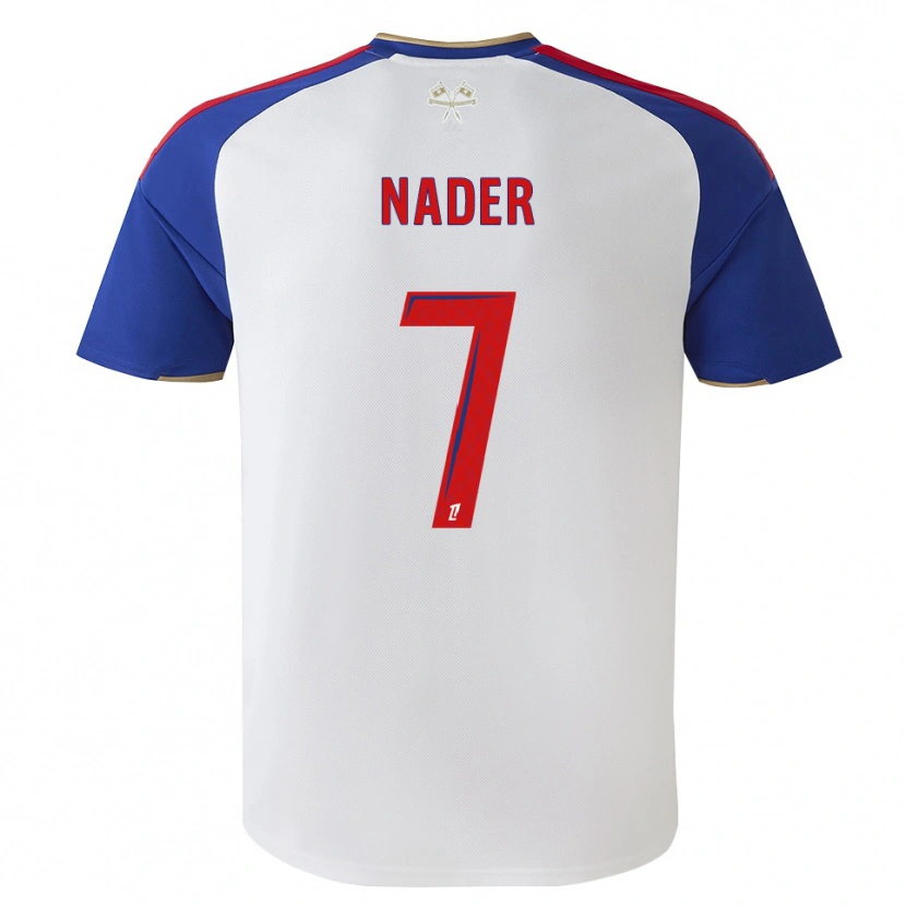 Danxen Enfant Maillot Saad Nader #7 Bleu Royal Rouge Blanc Tenues Domicile 2026/27 T-Shirt