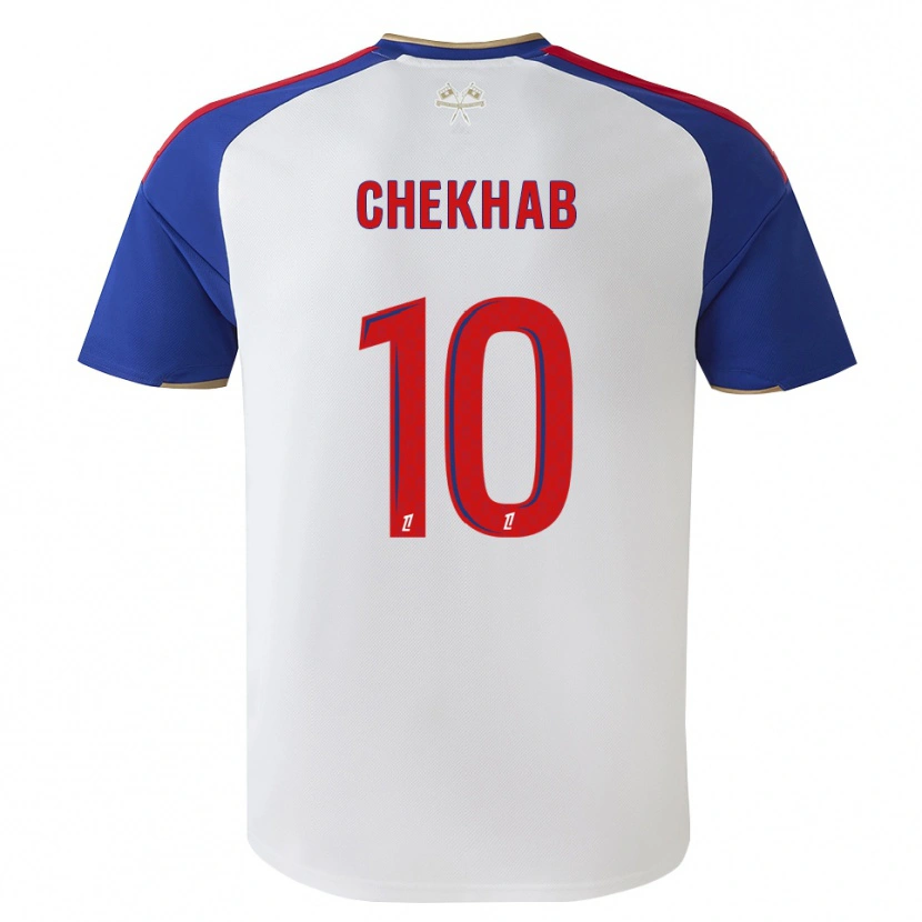 Danxen Enfant Maillot Hedi Chekhab #10 Bleu Royal Rouge Blanc Tenues Domicile 2026/27 T-Shirt