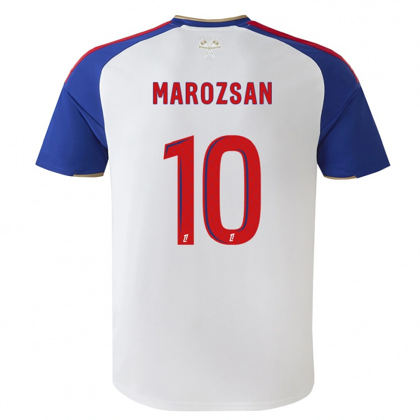 Danxen Enfant Maillot Dzsenifer Marozsan #10 Bleu Royal Rouge Blanc Tenues Domicile 2026/27 T-Shirt