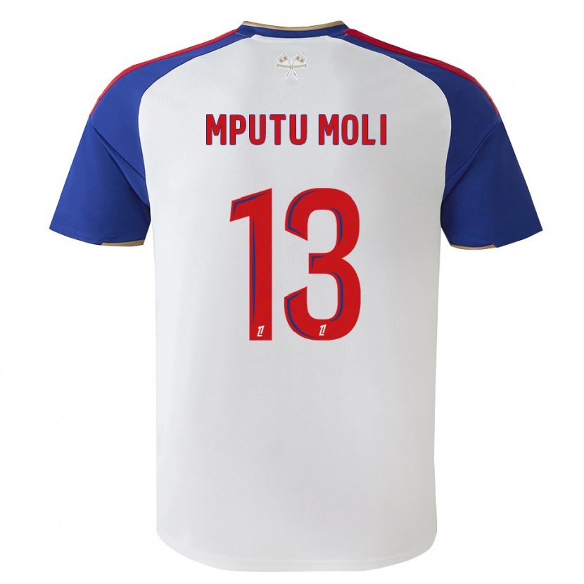 Danxen Enfant Maillot Jérémie Mputu Moli #13 Bleu Royal Rouge Blanc Tenues Domicile 2026/27 T-Shirt