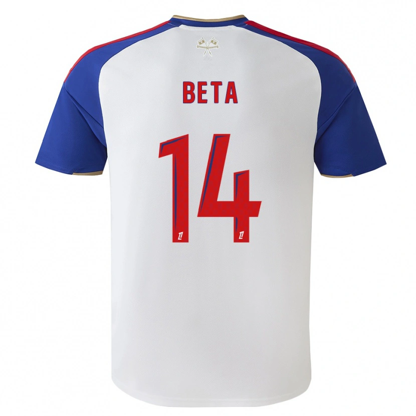 Danxen Enfant Maillot Nathanaël Beta #14 Bleu Royal Rouge Blanc Tenues Domicile 2026/27 T-Shirt