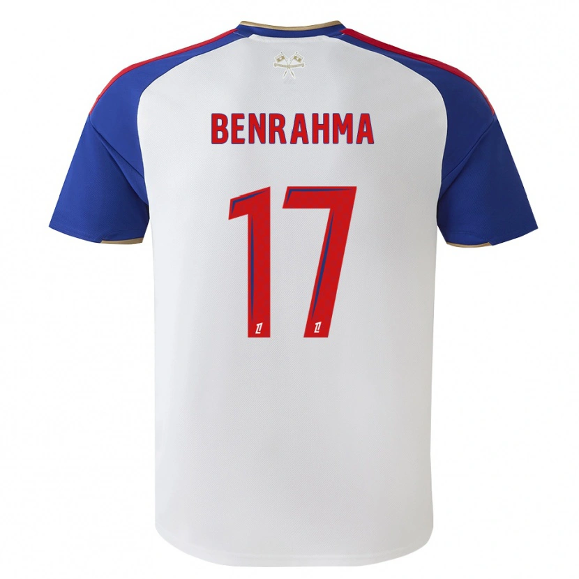 Danxen Enfant Maillot Said Benrahma #17 Bleu Royal Rouge Blanc Tenues Domicile 2026/27 T-Shirt