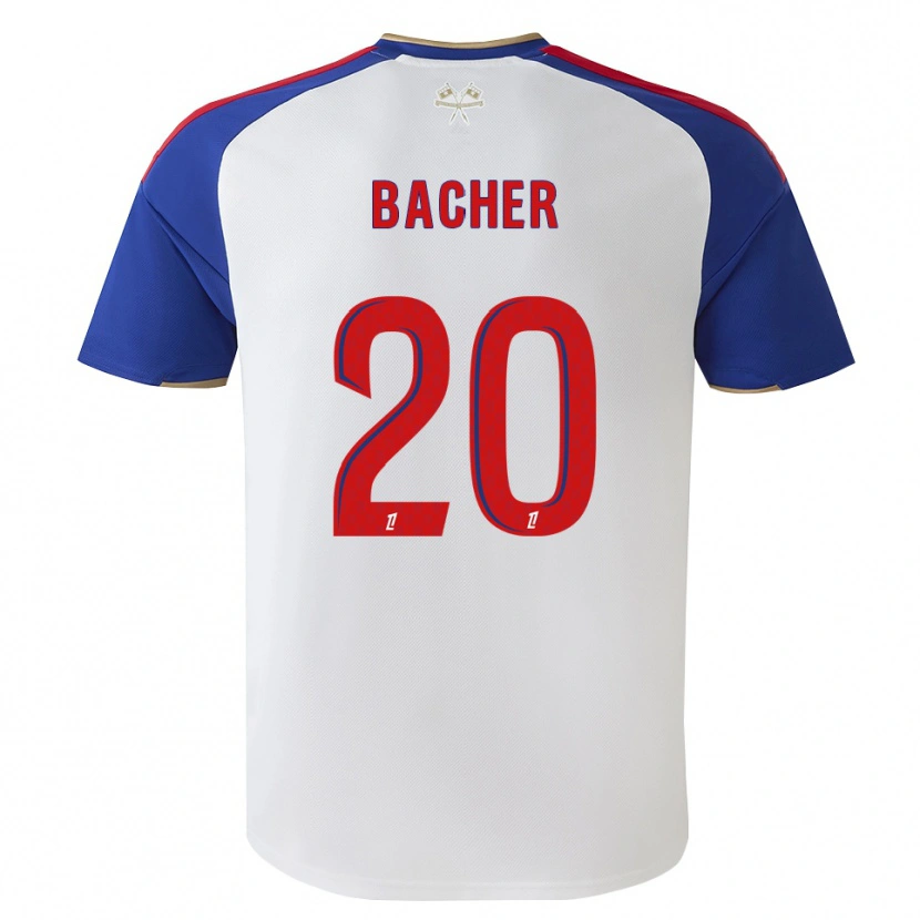 Danxen Enfant Maillot Felix Bacher #20 Bleu Royal Rouge Blanc Tenues Domicile 2026/27 T-Shirt