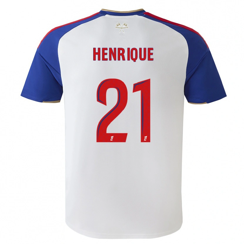 Danxen Enfant Maillot Henrique #21 Bleu Royal Rouge Blanc Tenues Domicile 2026/27 T-Shirt