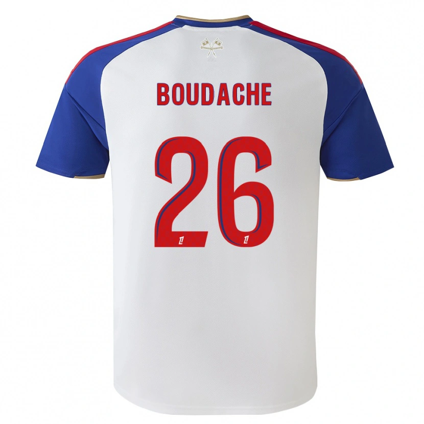 Danxen Enfant Maillot Kaïl Boudache #26 Bleu Royal Rouge Blanc Tenues Domicile 2026/27 T-Shirt