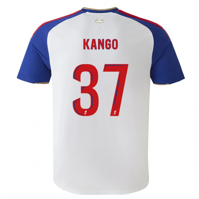 Danxen Enfant Maillot Steeve Kango #37 Bleu Royal Rouge Blanc Tenues Domicile 2026/27 T-Shirt