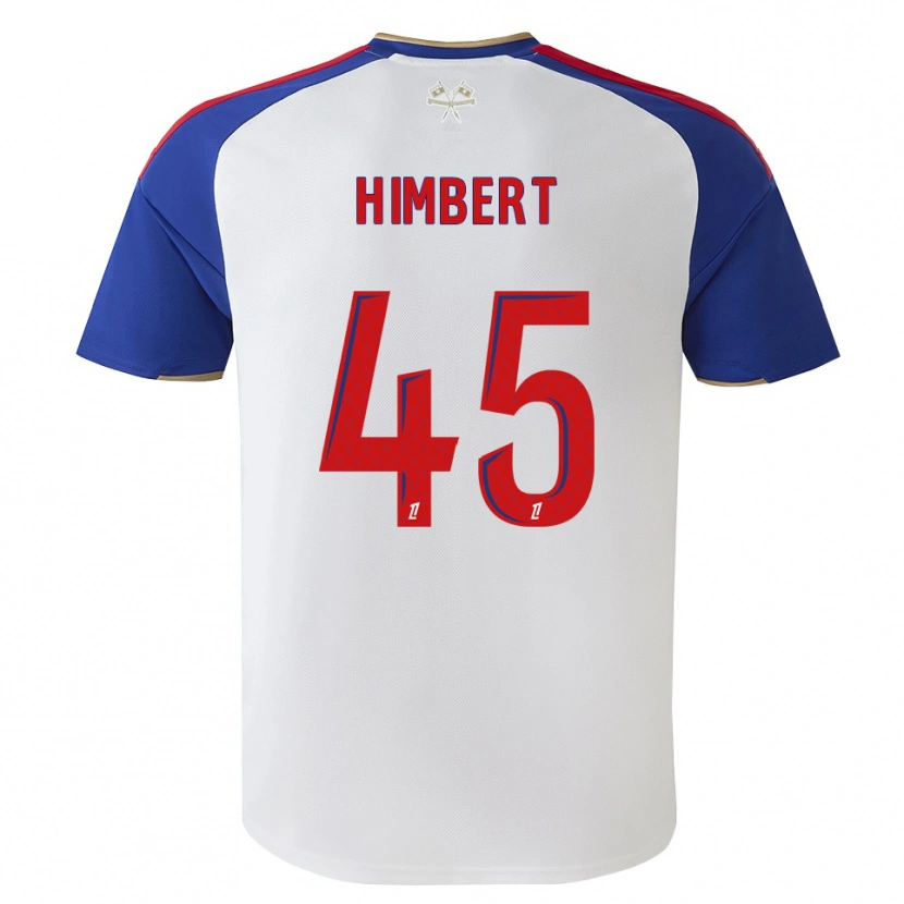 Danxen Enfant Maillot Rémi Himbert #45 Bleu Royal Rouge Blanc Tenues Domicile 2026/27 T-Shirt