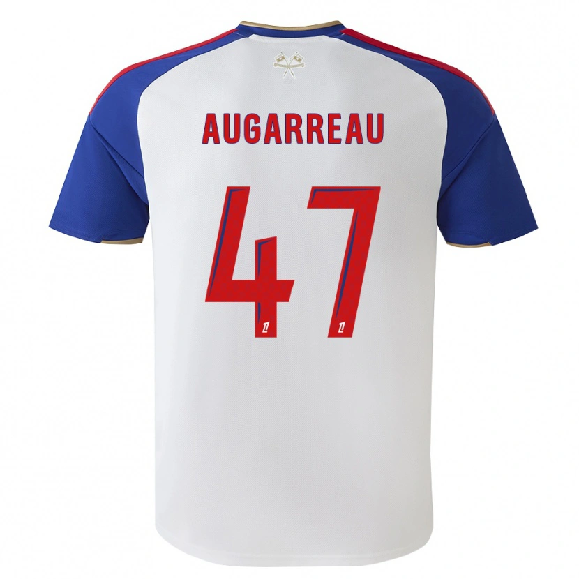 Danxen Enfant Maillot Sofiane Augarreau #47 Bleu Royal Rouge Blanc Tenues Domicile 2026/27 T-Shirt
