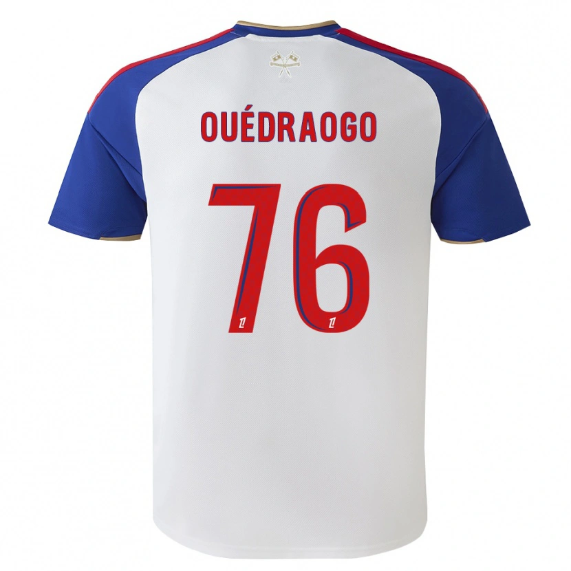 Danxen Enfant Maillot Mohamed Ouédraogo #76 Bleu Royal Rouge Blanc Tenues Domicile 2026/27 T-Shirt