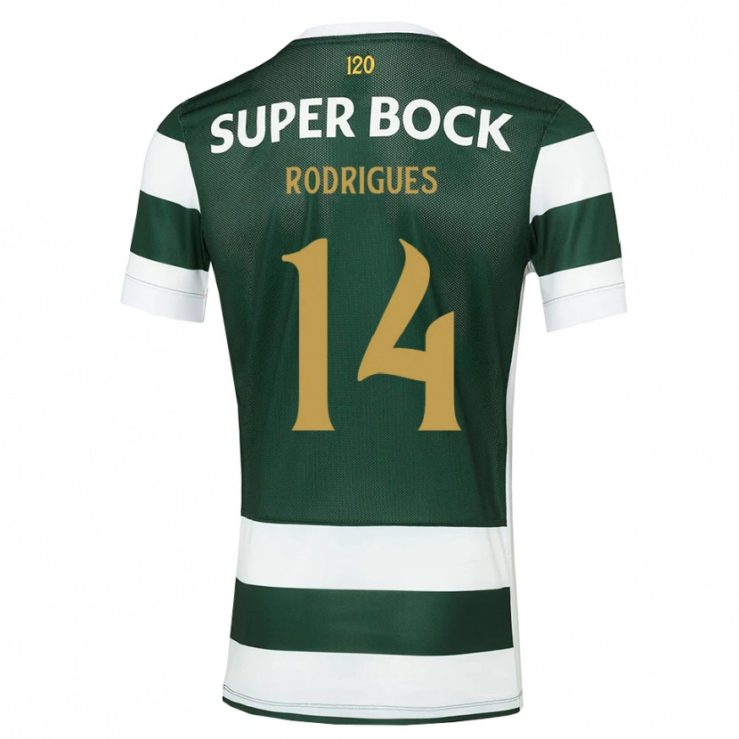 Danxen Enfant Maillot Paulo Rodrigues #14 Darkslategray Blanc Tenues Domicile 2026/27 T-Shirt