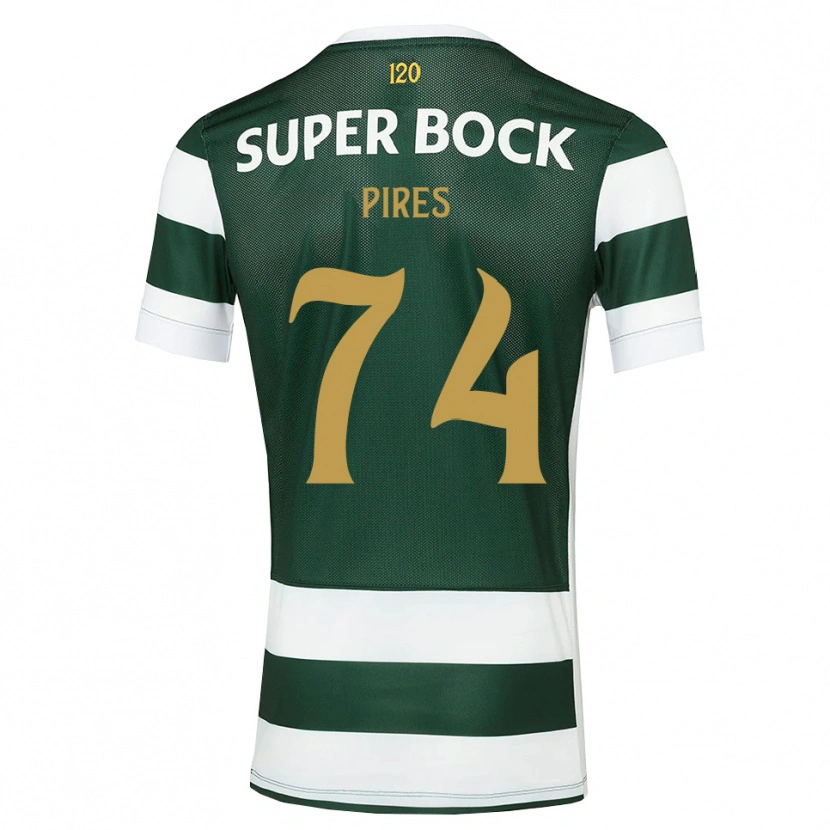 Danxen Enfant Maillot Guilherme Pires #74 Darkslategray Blanc Tenues Domicile 2026/27 T-Shirt