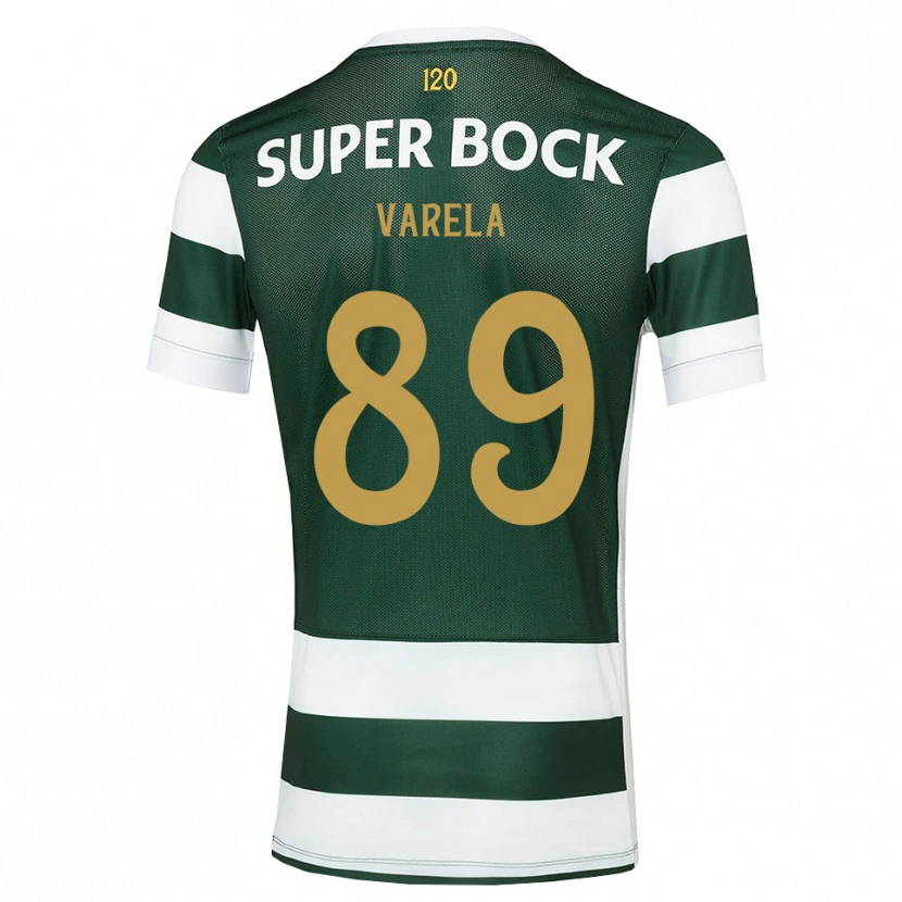 Danxen Enfant Maillot Leonardo Varela #89 Darkslategray Blanc Tenues Domicile 2026/27 T-Shirt