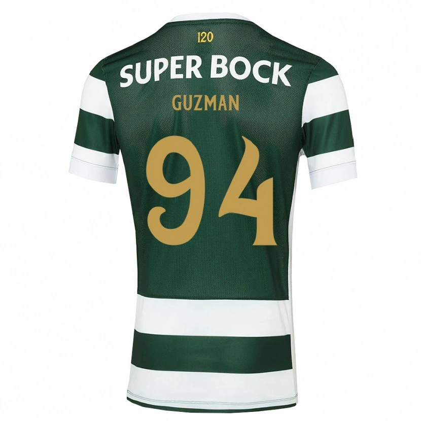 Danxen Enfant Maillot Víctor Guzmán #94 Darkslategray Blanc Tenues Domicile 2026/27 T-Shirt