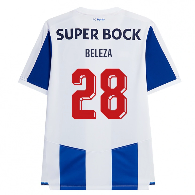 Danxen Enfant Maillot Tatiana Beleza #28 Bleu Blanc Rouge Tenues Domicile 2026/27 T-Shirt