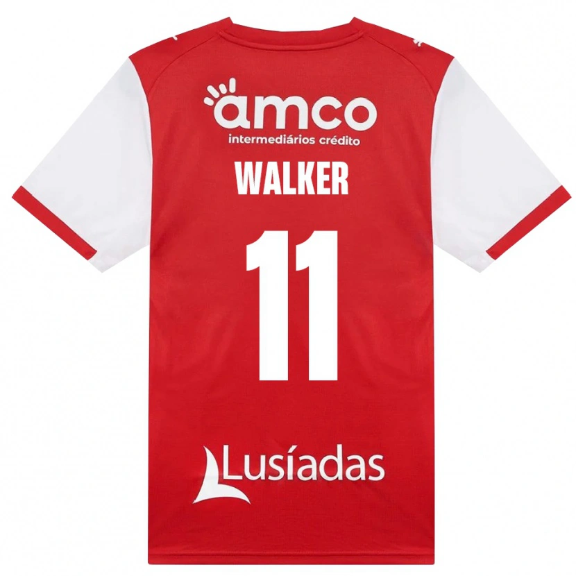 Danxen Enfant Maillot Ellie Walker #11 Blanc Rouge Noir Tenues Domicile 2026/27 T-Shirt