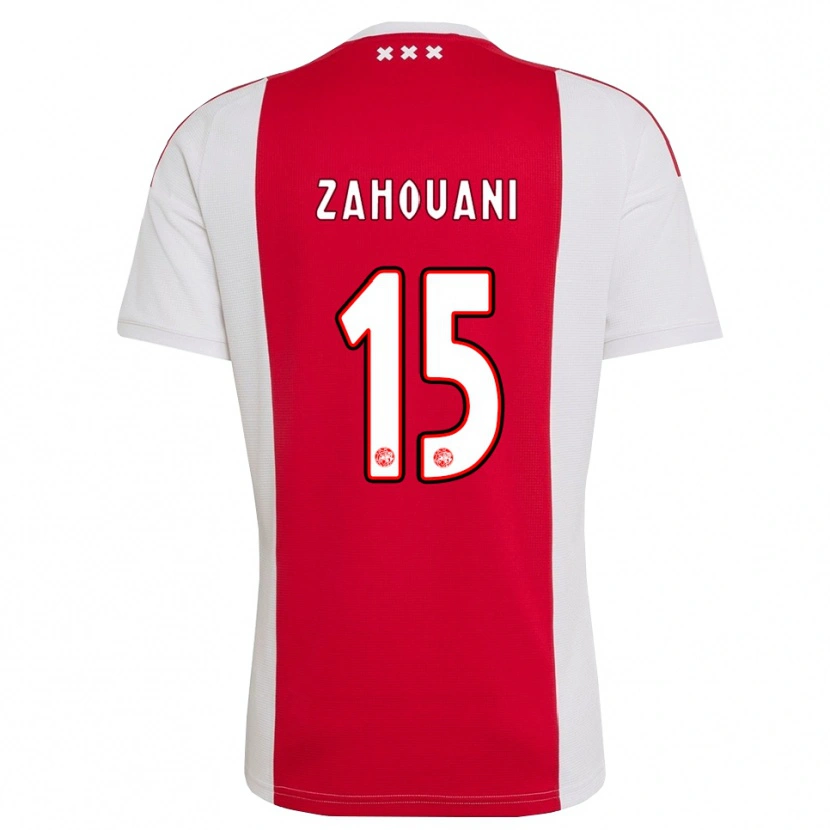 Danxen Enfant Maillot Fouad Zahouani #15 Rouge Blanc Jaune Tenues Domicile 2026/27 T-Shirt