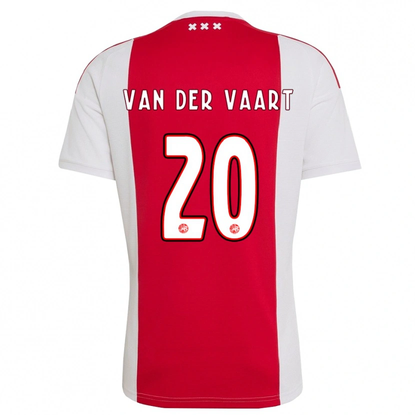 Danxen Enfant Maillot Damian Van Der Vaart #20 Rouge Blanc Jaune Tenues Domicile 2026/27 T-Shirt