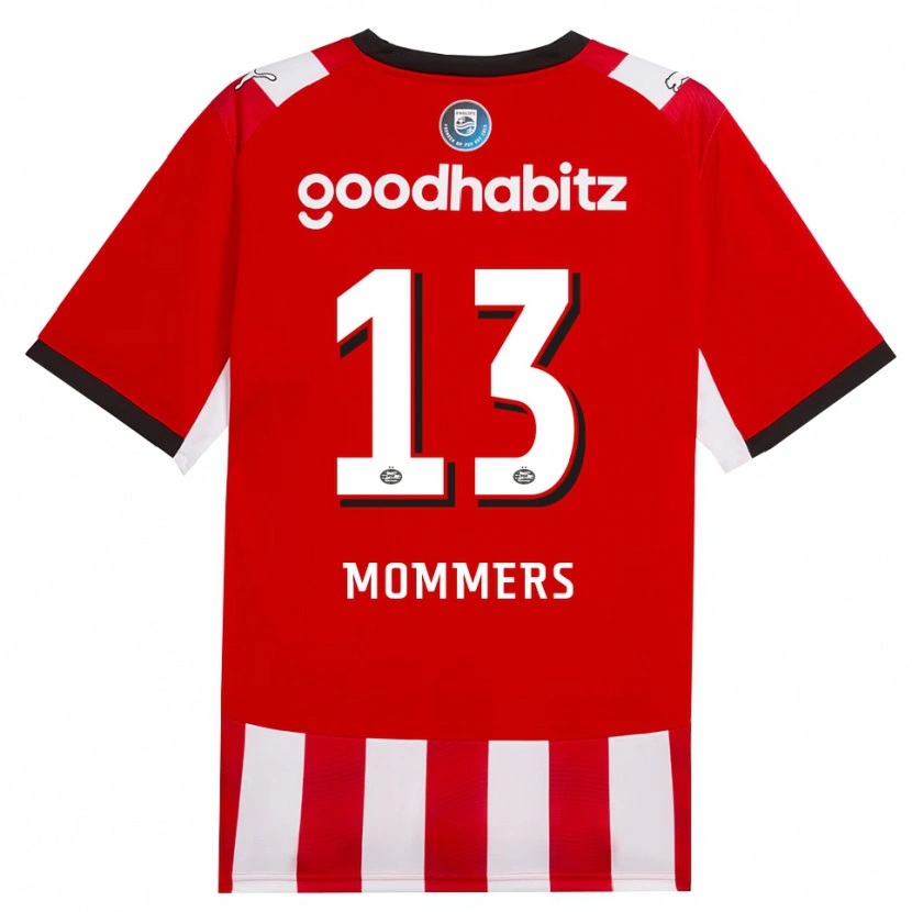 Danxen Enfant Maillot Ryan Mommers #13 Rouge Blanc Noir Tenues Domicile 2026/27 T-Shirt