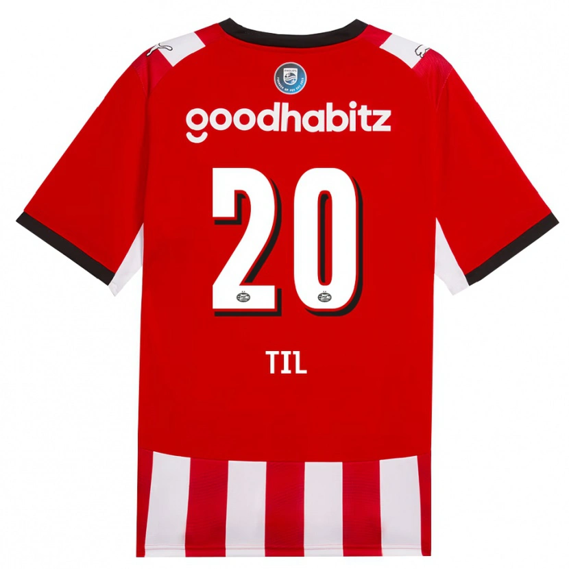 Danxen Enfant Maillot Guus Til #20 Rouge Blanc Noir Tenues Domicile 2026/27 T-Shirt