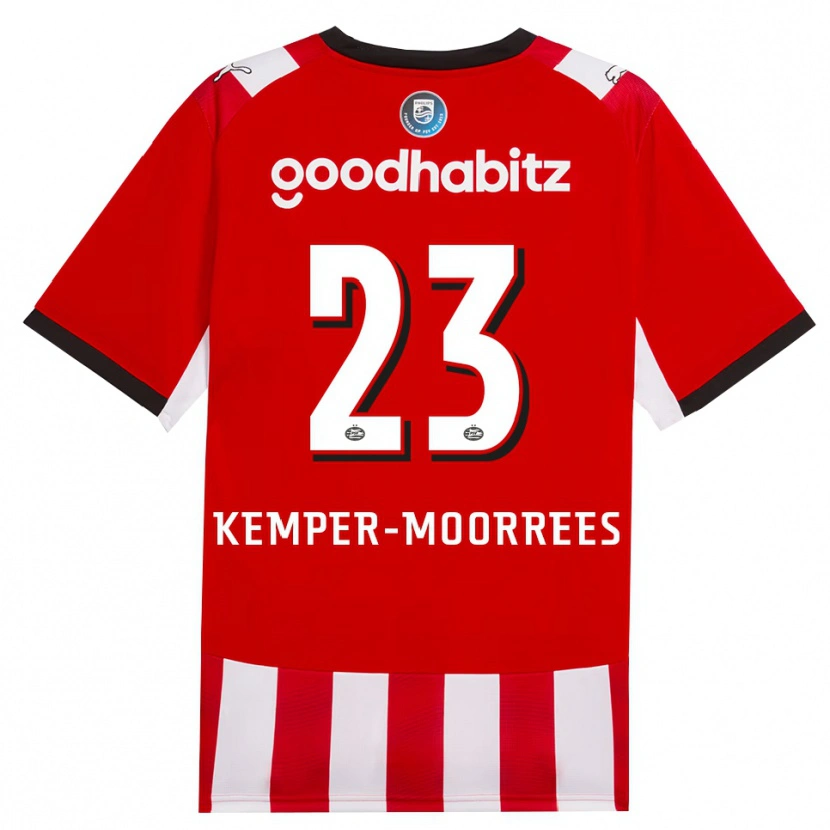 Danxen Enfant Maillot Myrthe Kemper-Moorrees #23 Rouge Blanc Noir Tenues Domicile 2026/27 T-Shirt