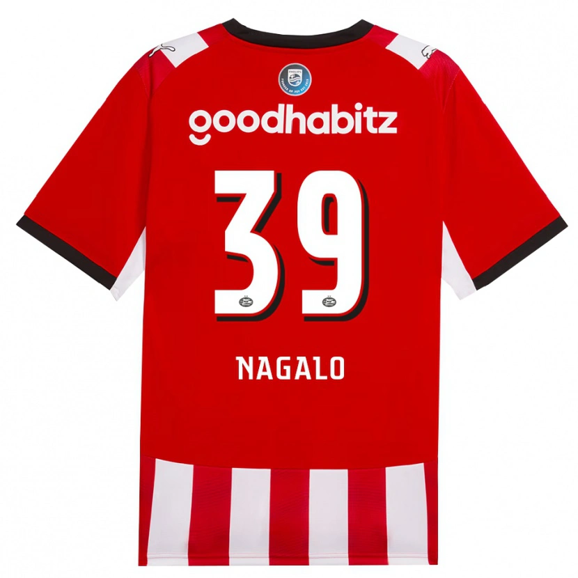 Danxen Enfant Maillot Adamo Nagalo #39 Rouge Blanc Noir Tenues Domicile 2026/27 T-Shirt