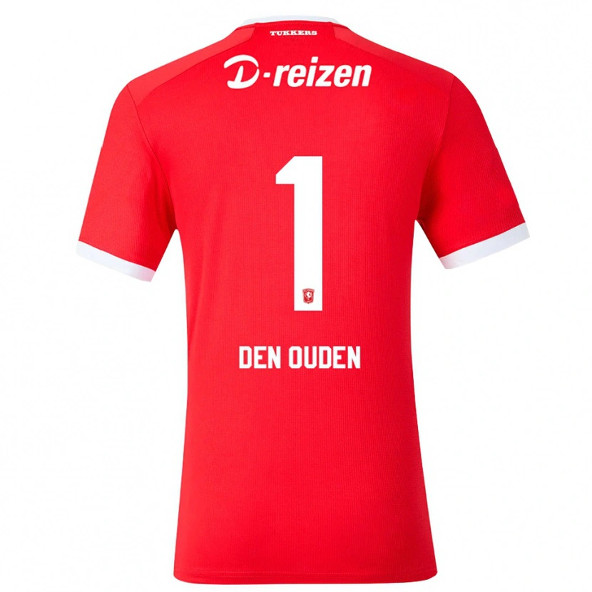 Danxen Enfant Maillot Jim Den Ouden #1 Rouge Blanc Tenues Domicile 2026/27 T-Shirt