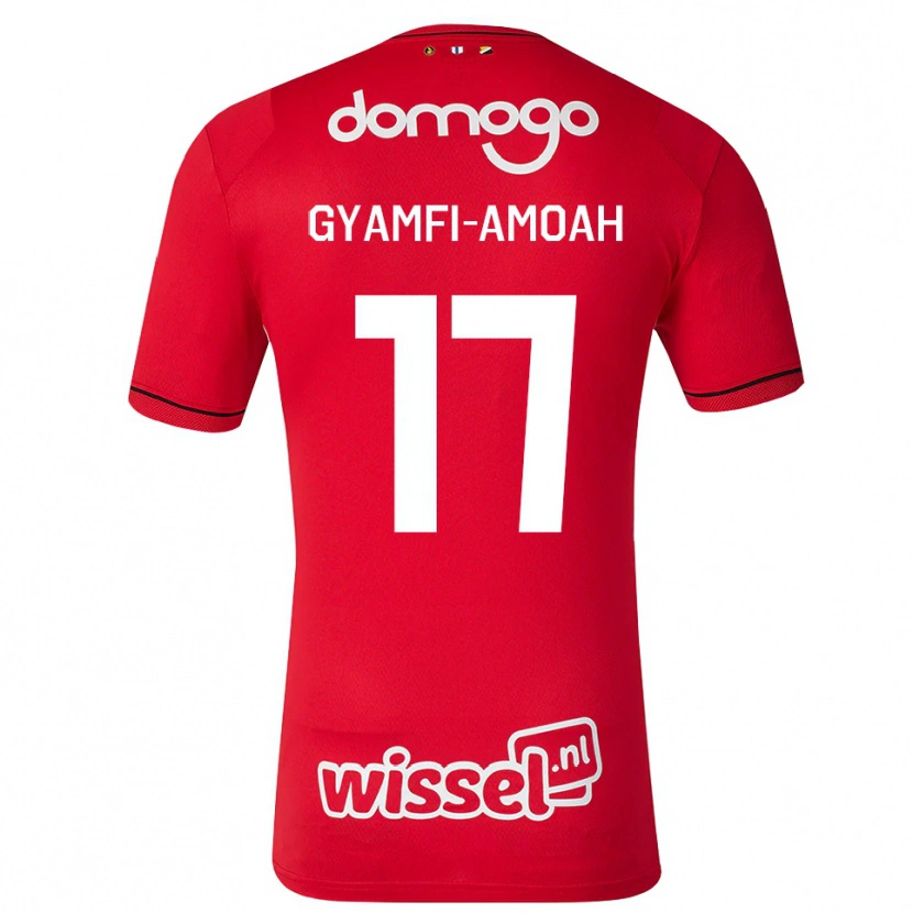 Danxen Enfant Maillot Nana Gyamfi-Amoah #17 Rouge Blanc Noir Tenues Domicile 2026/27 T-Shirt