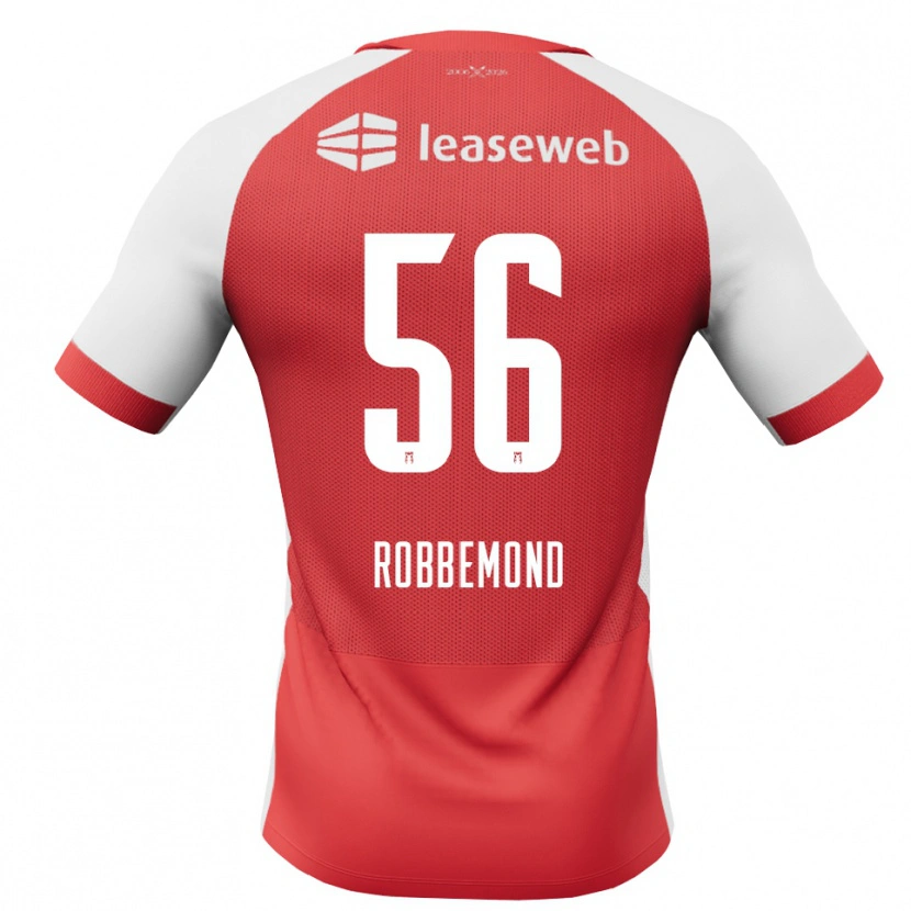 Danxen Enfant Maillot Rio Robbemond #56 Rouge Blanc Noir Tenues Domicile 2026/27 T-Shirt