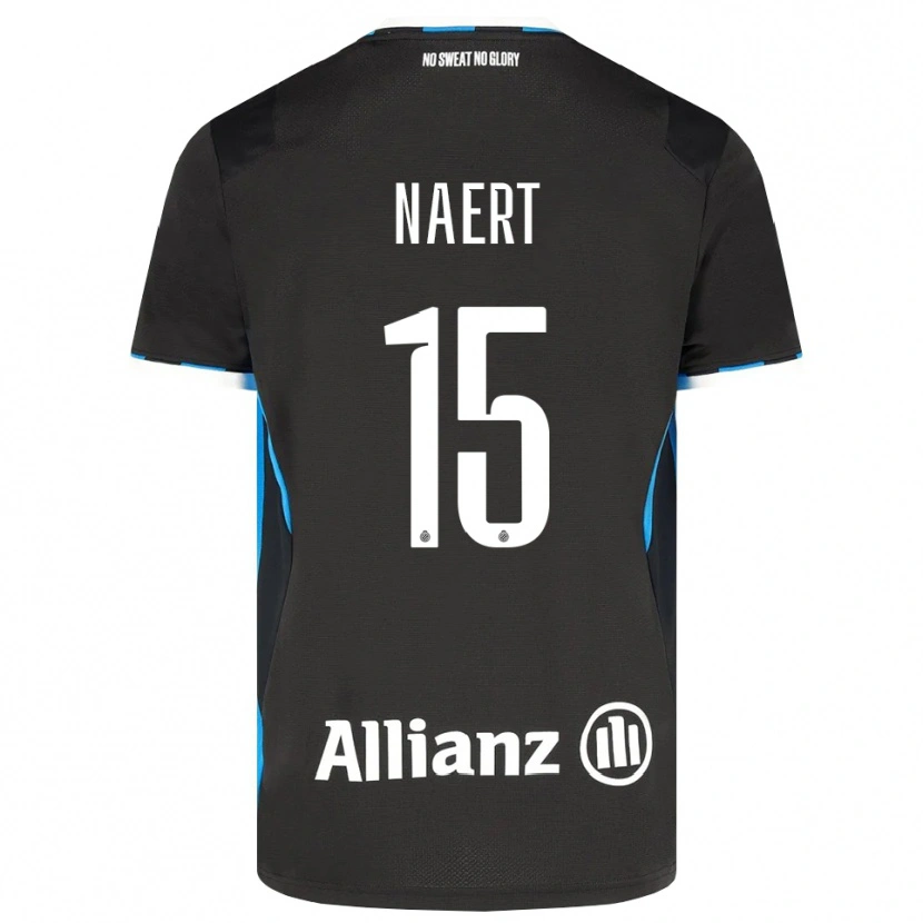 Danxen Enfant Maillot Stan Naert #15 Noir Rouge Bleu Tenues Domicile 2026/27 T-Shirt