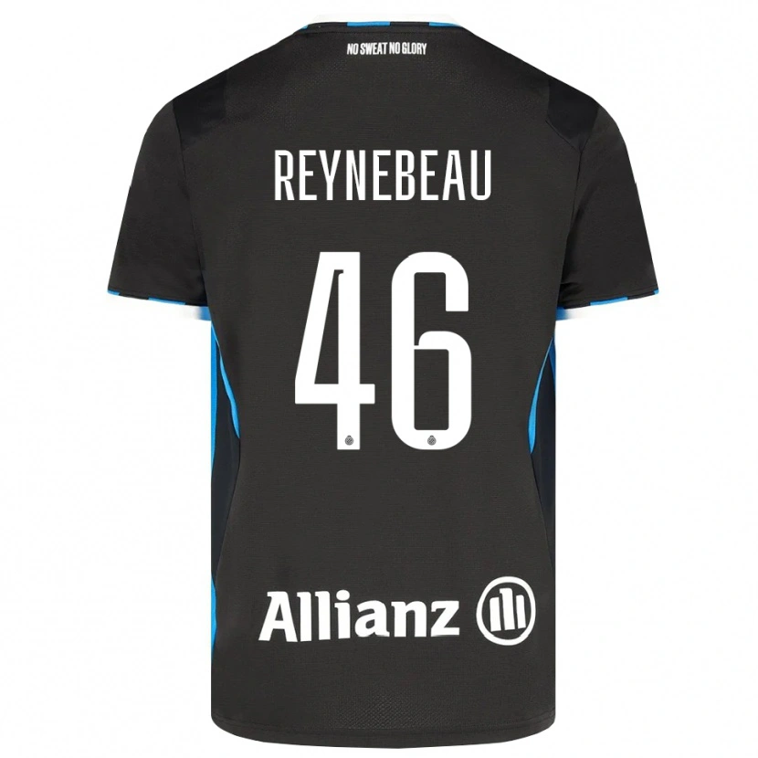 Danxen Enfant Maillot Clementine Reynebeau #46 Noir Rouge Bleu Tenues Domicile 2026/27 T-Shirt