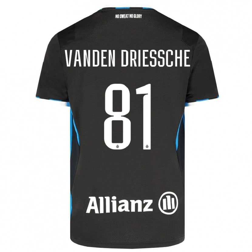 Danxen Enfant Maillot Argus Vanden Driessche #81 Noir Rouge Bleu Tenues Domicile 2026/27 T-Shirt