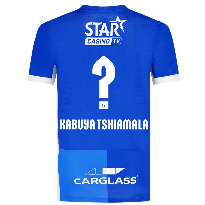 Danxen Enfant Maillot Lino Kabuya Tshiamala #0 Bleu Moyen Royalbleu Blanc Tenues Domicile 2026/27 T-Shirt